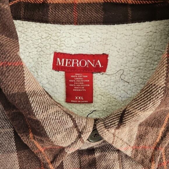 Fleece Lined Heavy Flannel Jacket Men's XXL Five Pockets Workcore Weatherwear - Picture 3 of 16